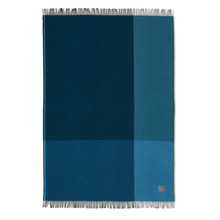 Load image into Gallery viewer, Colour Block Blanket - schwarz/blau
