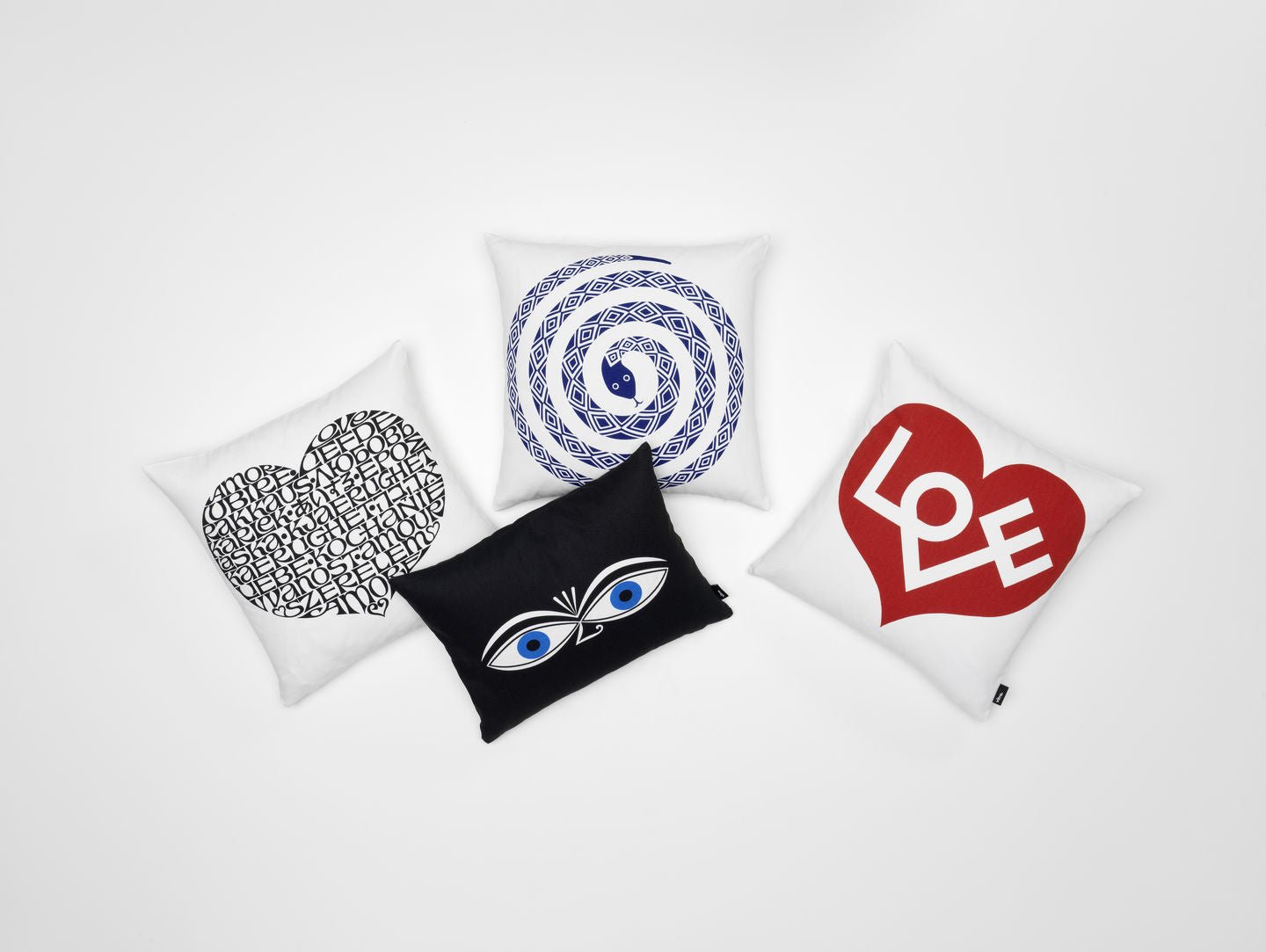 Graphic Print Pillows, Love Heart - Vitra Design Museum Shop