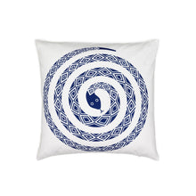 Load image into Gallery viewer, Graphic Print Pillows, Snake ultramarine - Vitra Design Museum Shop
