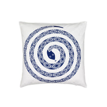 Lade das Bild in den Galerie-Viewer, Graphic Print Pillows, Snake ultramarine - Vitra Design Museum Shop
