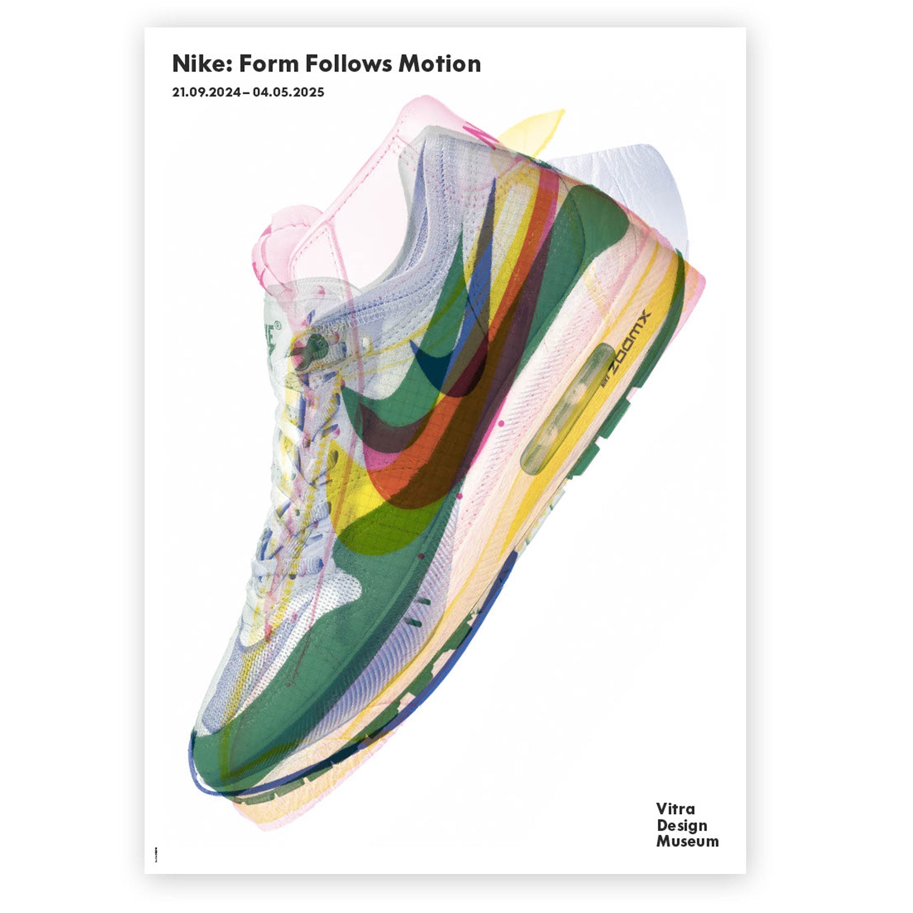 Exhibition poster: »Nike: Form Follows Motion« – Vitra Design
